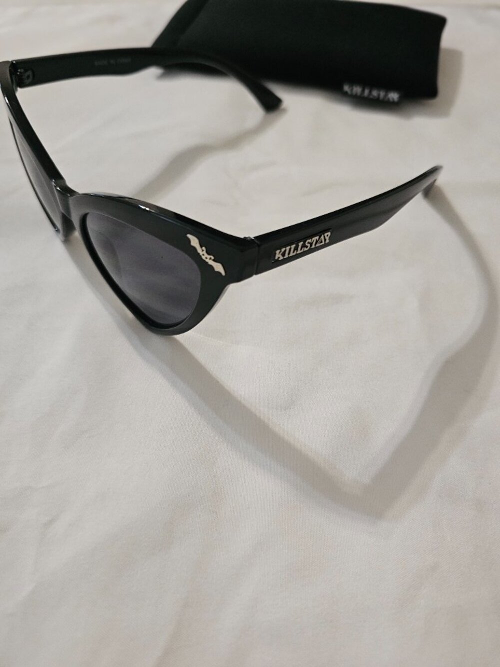 Killstar Bat an Eye Black Gothic Sunglasses - Picture 5 of 7
